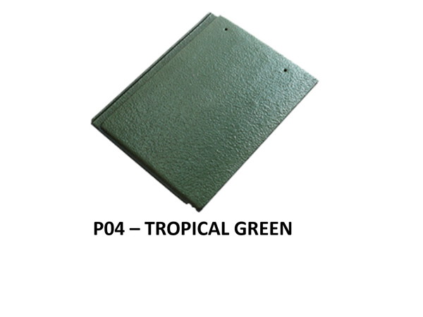 Ngói phẳng Thái Lan Tropical Green (P04)